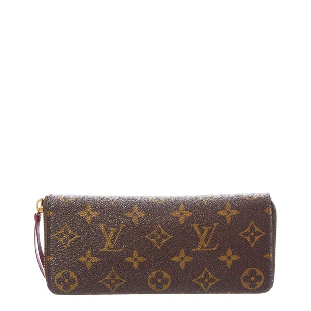 Louis Vuitton Brown Monogram Canvas Clemence Wallet (Authentic Pre-Loved)